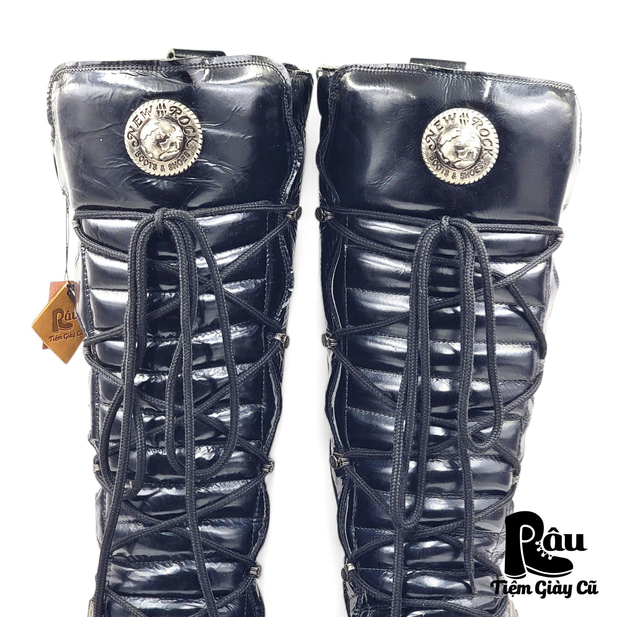  |SIZE 41| NEW ROCK M-314 METALLIC REACTOR HIGH BOOT Z41-6936 