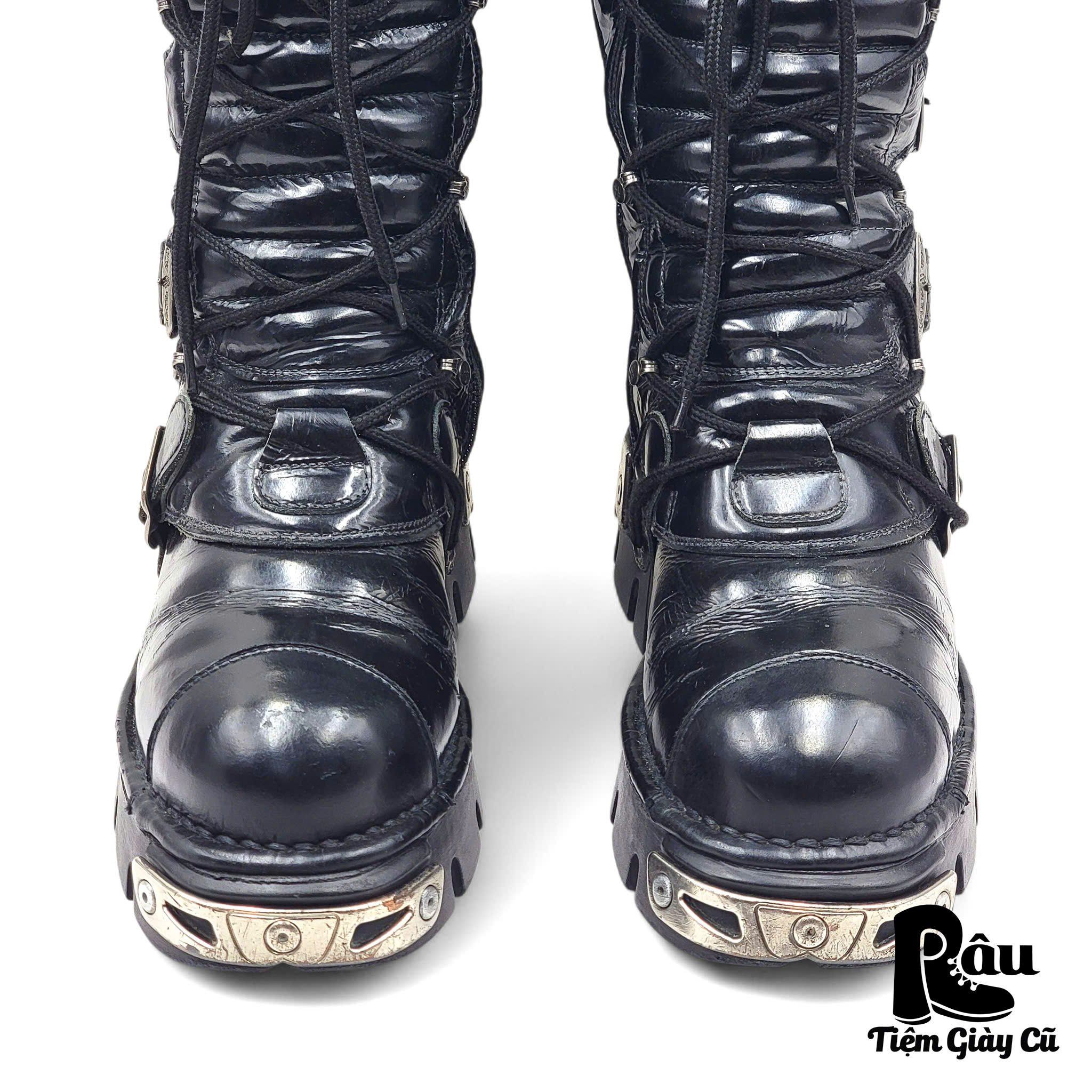  |SIZE 41| NEW ROCK M-314 METALLIC REACTOR HIGH BOOT Z41-6936 