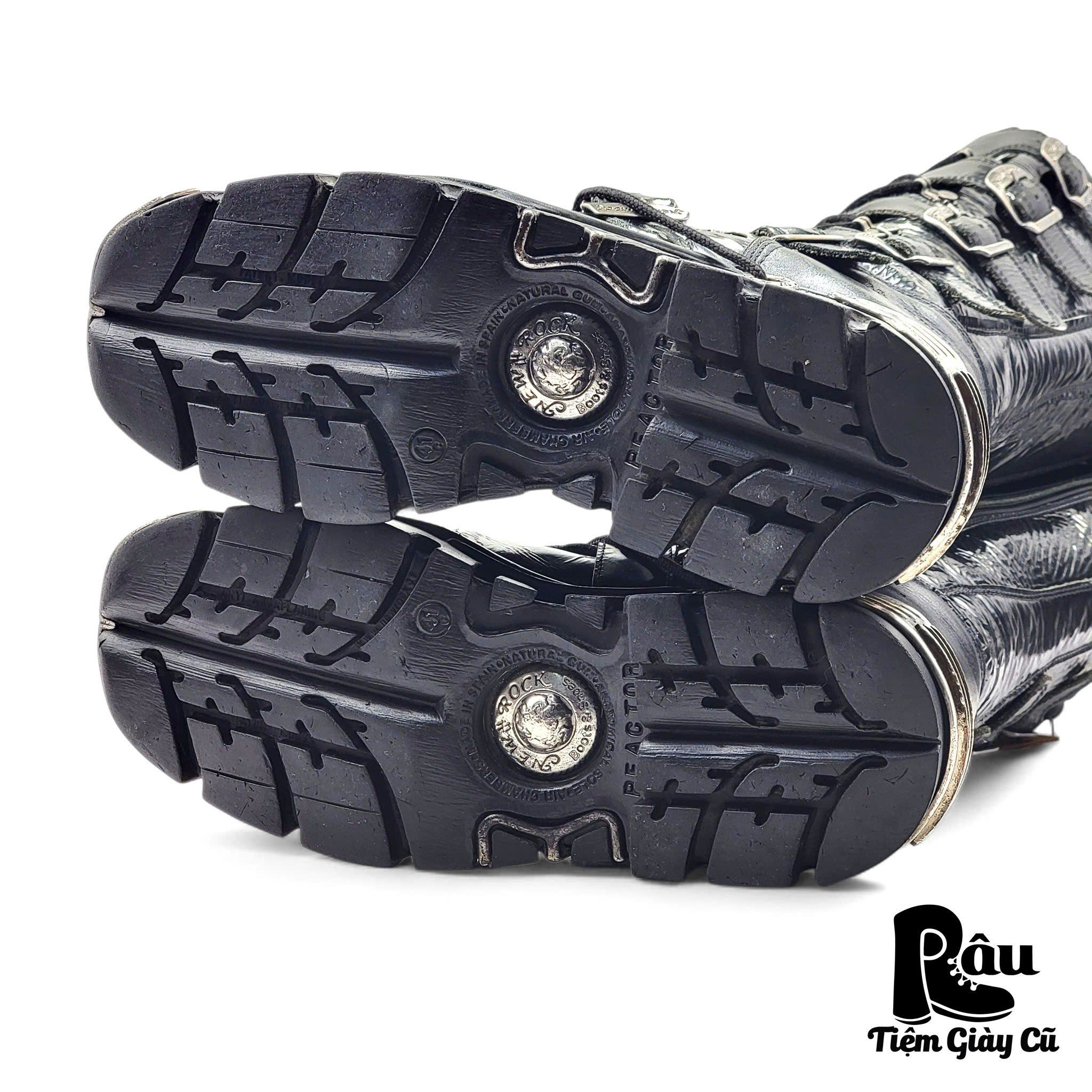  |SIZE 41| NEW ROCK M-314 METALLIC REACTOR HIGH BOOT Z41-6936 