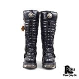  |SIZE 41| NEW ROCK M-314 METALLIC REACTOR HIGH BOOT Z41-6936 