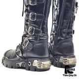  |SIZE 41| NEW ROCK M-314 METALLIC REACTOR HIGH BOOT Z41-6936 