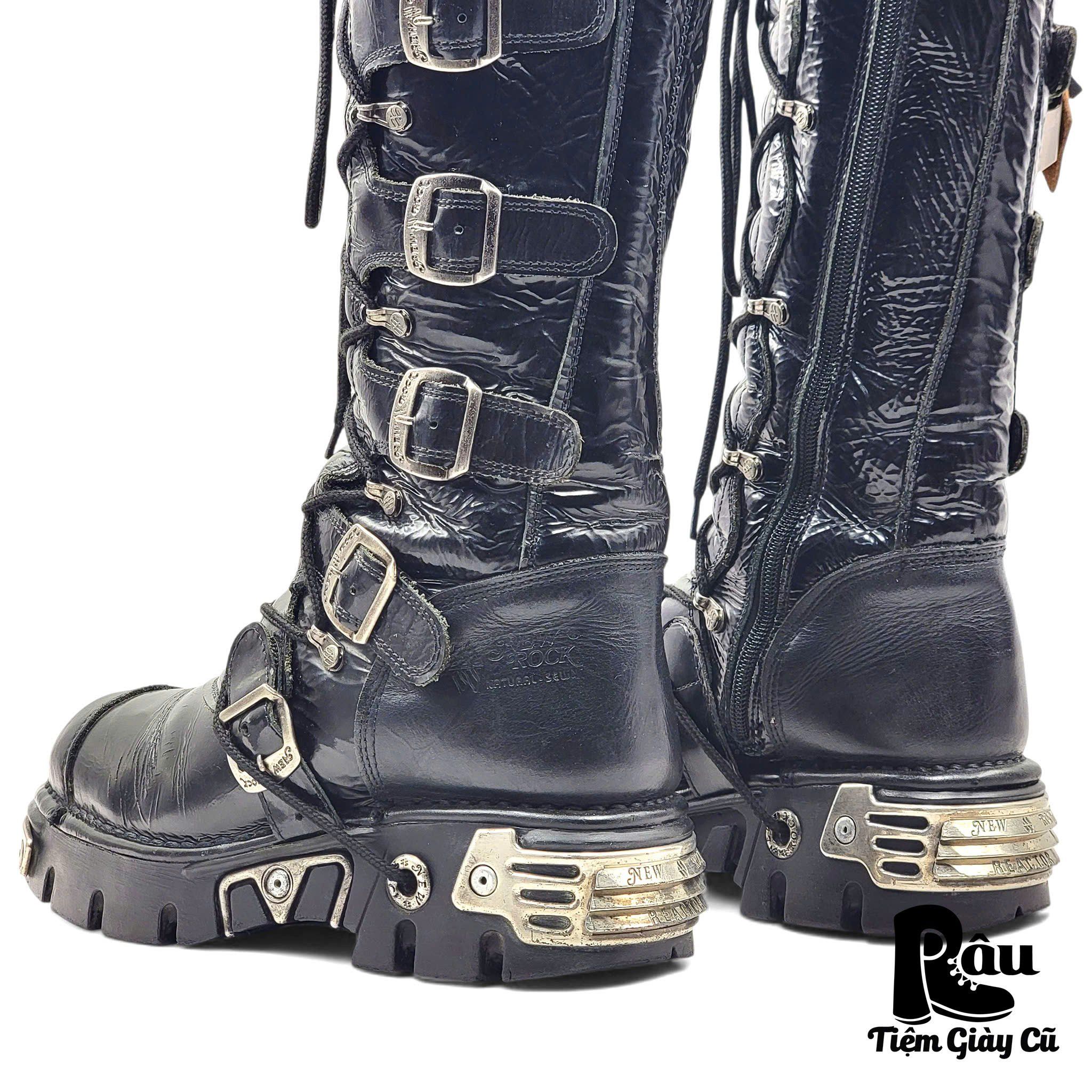  |SIZE 41| NEW ROCK M-314 METALLIC REACTOR HIGH BOOT Z41-6936 