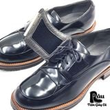  |SIZE 42| PORTS 1961 RUNWAY FALL 2014 MENSWEAR BLACK TAB CLOSURE LACE UP BOOT Z42-6938 