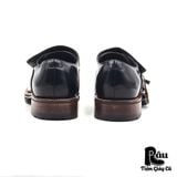  |SIZE 42| PORTS 1961 RUNWAY FALL 2014 MENSWEAR BLACK TAB CLOSURE LACE UP BOOT Z42-6938 