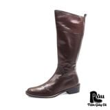  |SIZE 36| SANTE BORELLA VINTAGE BROWN MID-CALF BOOT Z36-6680 