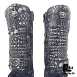  |SIZE 37| NEW ROCK LIZARD PATTERN LADIES HIGH HEELS BOOT Z37-6937 