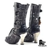  |SIZE 37| NEW ROCK LIZARD PATTERN LADIES HIGH HEELS BOOT Z37-6937 