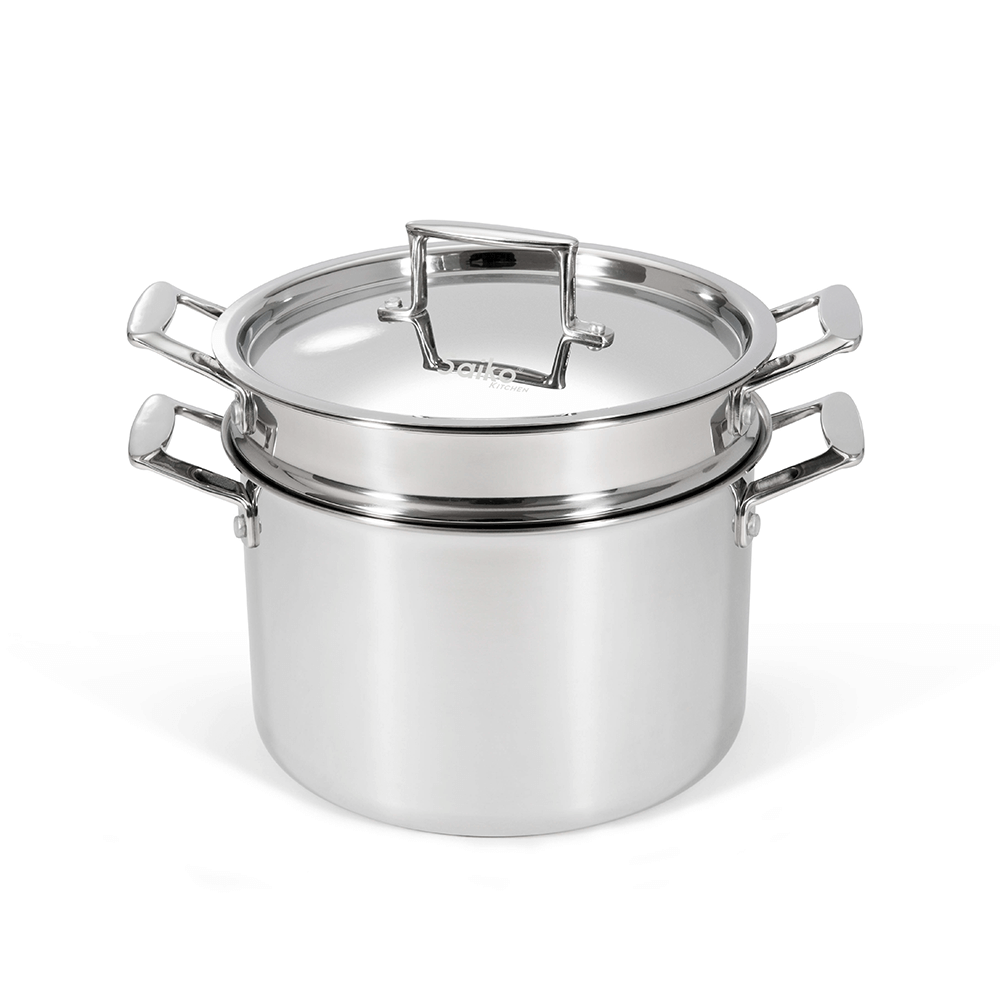 Bộ Nồi Inox 304 Saiko SILVER06 (4 Nồi, 1 Chảo, 1 Chõ Hấp)