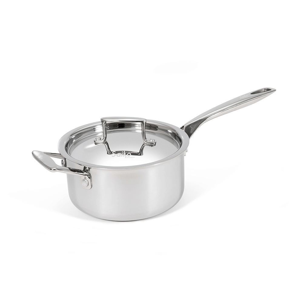 Bộ Nồi Inox 304 Saiko SILVER06 (4 Nồi, 1 Chảo, 1 Chõ Hấp)