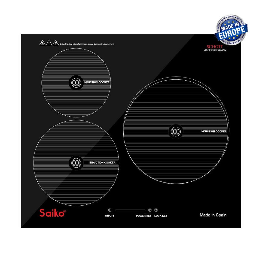 Bếp Từ Ba Âm Saiko 6700W SK-6700
