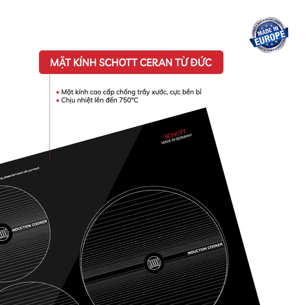 Bếp Từ Ba Âm Saiko 6700W SK-6700