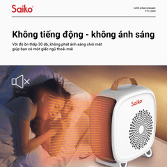 Máy Sưởi Mini Saiko PTC-2000 (2000W)