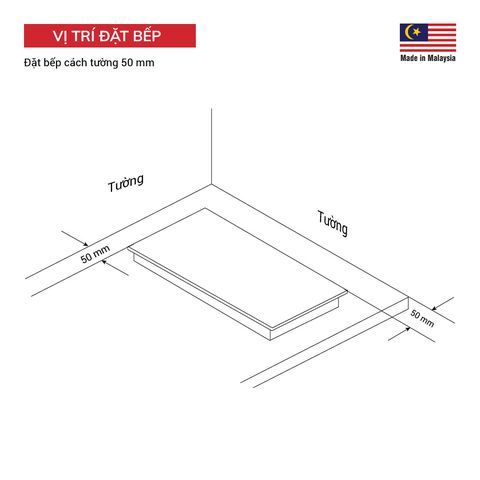 Bếp từ âm 2 vùng Saiko DIH-4400E