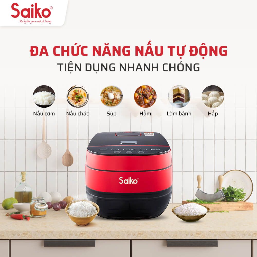 Nồi Cơm Điện Cao Tần Saiko 5L IH-5500T