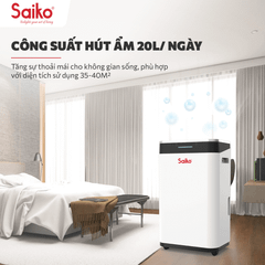 Máy Hút Ẩm Không Khí Saiko HDF-20 (20L)