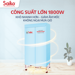 Tủ Sấy Quần Áo Đa Năng Saiko CD-1800 1800W