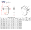 Cùm treo ống Clevis