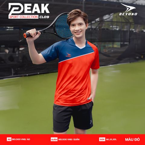  ÁO NAM CẦU LÔNG BEYONO PEAK CL09 - ĐỎ 