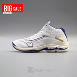  GIÀY BÓNG CHUYỀN MIZUNO WAVE LIGHTNING Z7 MID - TRẮNG XANH 