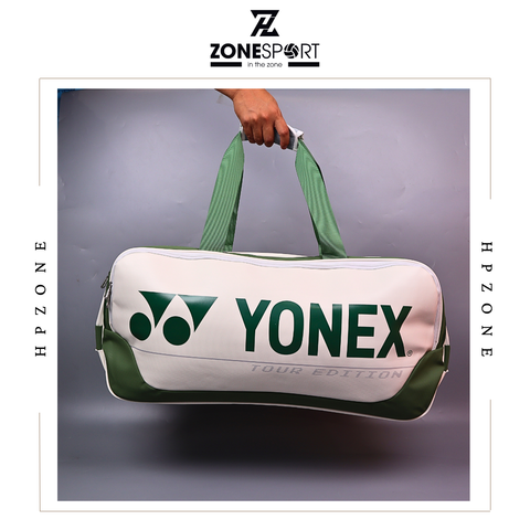  TÚI CẦU LÔNG YONEX BA92031WEX - TRẮNG XANH LÁ GC 