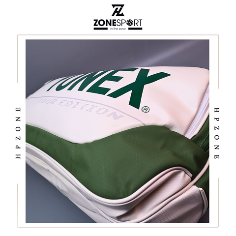  TÚI CẦU LÔNG YONEX BA92031WEX - TRẮNG XANH LÁ GC 