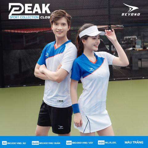  ÁO NỮ CẦU LÔNG BEYONO PEAK CL09 - TRẮNG 