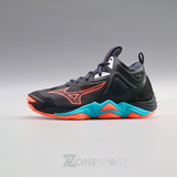  GIÀY BÓNG CHUYỀN MIZUNO WAVE MOMENTUM 3 MID - ĐEN CAM 