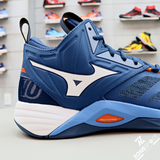  GIÀY BÓNG CHUYỀN MIZUNO WAVE MOMENTUM 2 MID - XANH 