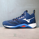  GIÀY BÓNG CHUYỀN MIZUNO WAVE MOMENTUM 2 MID - XANH 