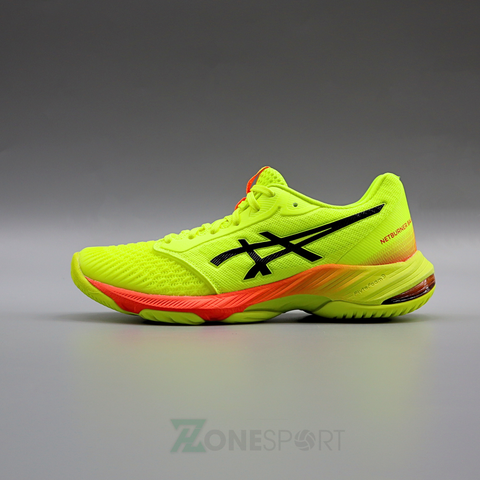  GIÀY ASICS NETBURNER BALLISTIC FF 3 PARIS - XANH VÀNG CAM 