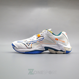  GIÀY MIZUNO WAVE LIGHTNING Z8 - TRẮNG XANH CAM 