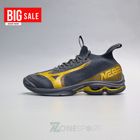  GIÀY BÓNG CHUYỀN MIZUNO WAVE LIGHTNING NEO 2 - ĐEN VÀNG 