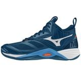  GIÀY BÓNG CHUYỀN MIZUNO WAVE MOMENTUM 2 MID - XANH 