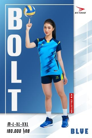  ĐỒNG PHỤC NỮ BEYONO BOLT - XANH DƯƠNG 
