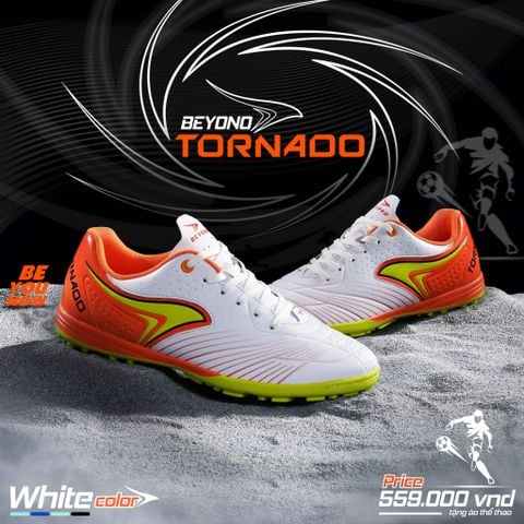  GIÀY BÓNG ĐÁ BEYONO TORNADO - WHITE 