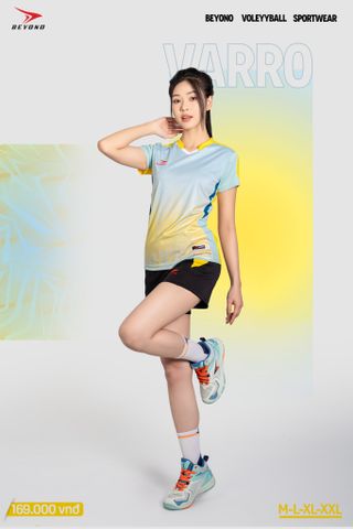  ĐỒNG PHỤC NỮ BEYONO VARRO - XANH VÀNG 