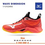  GIÀY MIZUNO WAVE DIMENSION - ĐỎ 