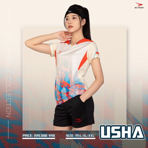  ĐỒNG PHỤC NỮ BEYONO USHA - VÀNG NHẠT 