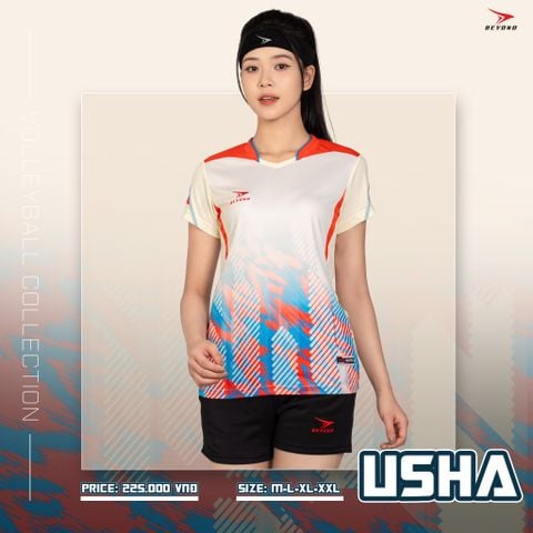  ĐỒNG PHỤC NỮ BEYONO USHA - VÀNG NHẠT 