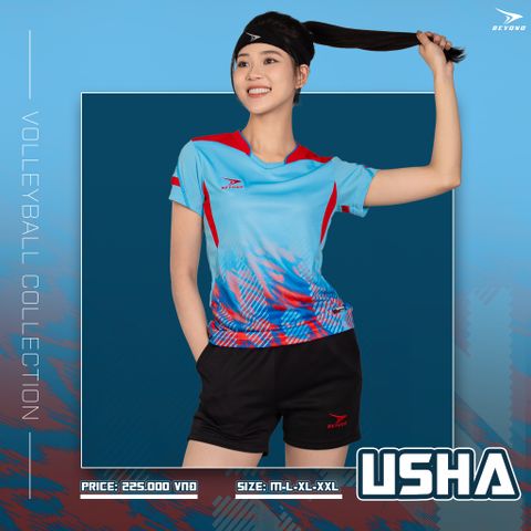  ĐỒNG PHỤC NỮ BEYONO USHA - XANH DƯƠNG 