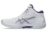  GIÀY BÓNG CHUYỀN ASICS GEL HOOP V16 - TRẮNG VIỀN TÍM 
