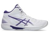  GIÀY BÓNG CHUYỀN ASICS GEL HOOP V16 - TRẮNG VIỀN TÍM 