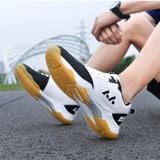  GIÀY CẦU LÔNG LEFUS L023 - TRẮNG ĐEN 