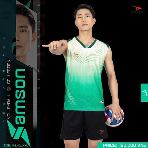  ĐỒNG PHỤC NAM BEYONO SAMSON - XANH LÁ 