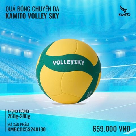  QUẢ BÓNG CHUYỀN DA KAMITO VOLEY SKY 