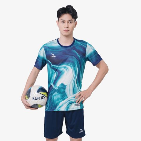  ÁO THỂ THAO UNISEX KAMITO TRAINING TORNADO - XANH RÊU 
