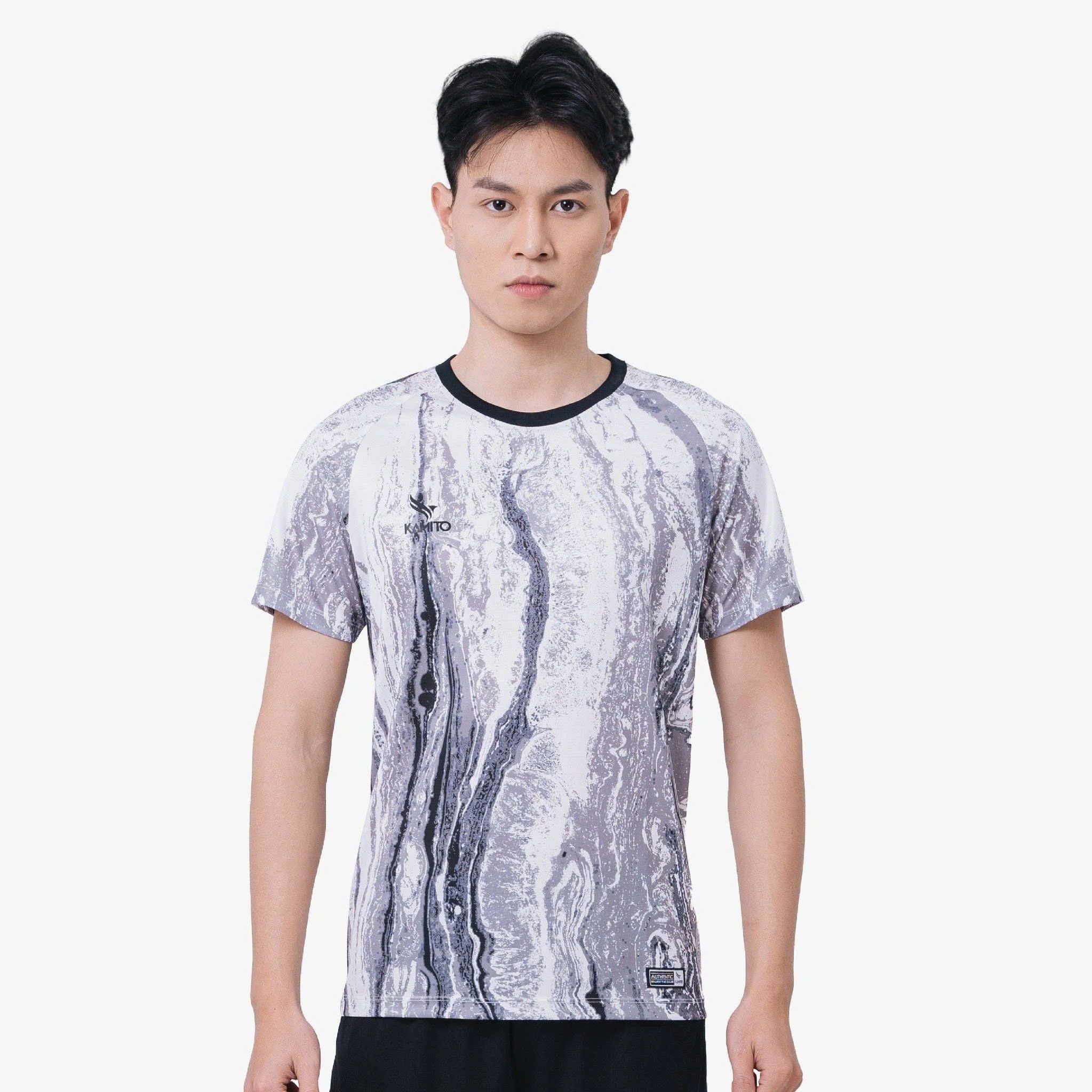  ÁO THỂ THAO UNISEX KAMITO TRAINING LIGHTNING - TRẮNG 