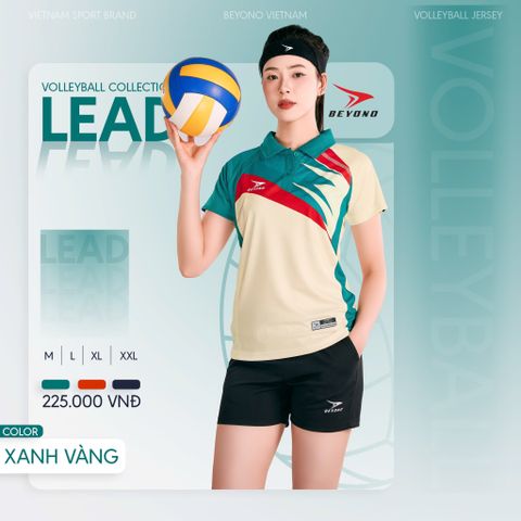  ĐỒNG PHỤC NỮ BEYONO LEAD 2 - XANH VÀNG 