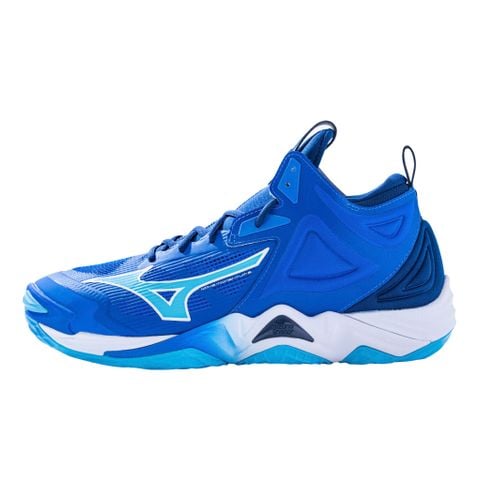  GIÀY MIZUNO WAVE MOMENTUM 3 MID - XANH DƯƠNG 