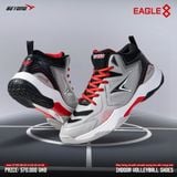  GIÀY BÓNG CHUYỀN BEYONO EAGLE 8 VER 1 - GREY RED 